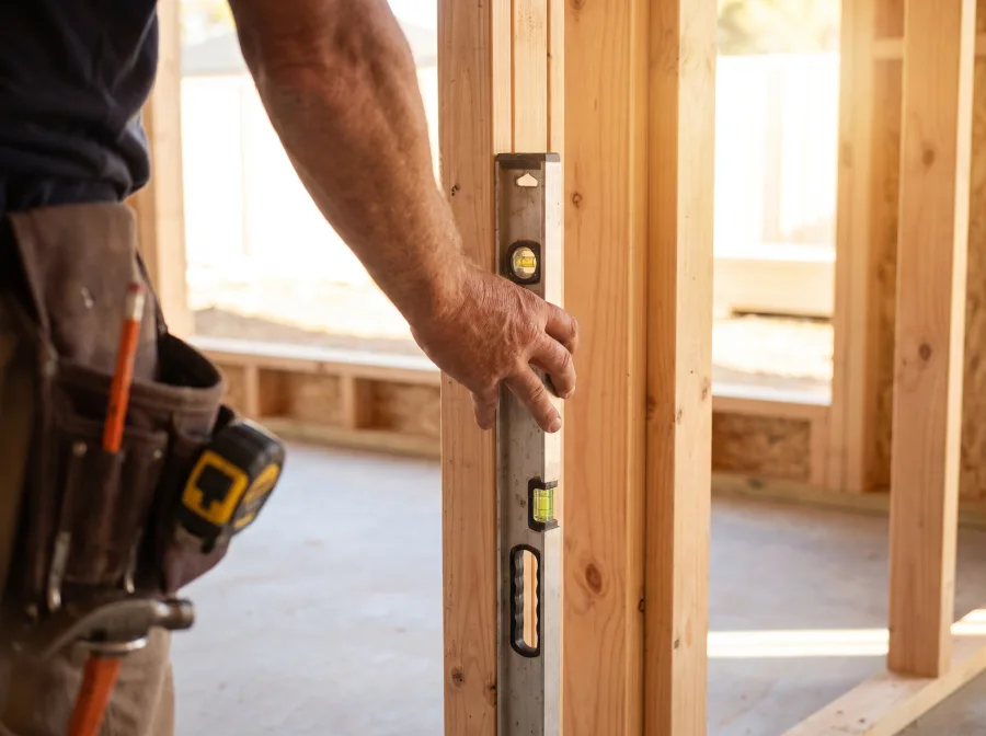 New timber wall framing by Graft Construction